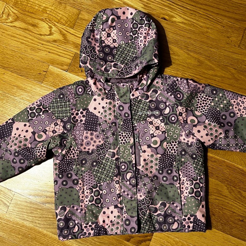 Columbia Girl's Pink Omni Heat Jacket.